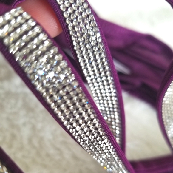 Victoria's Secret Very Sexy Double Shine Strap Smooth Brazilian Panty Grape NWT - Picture 11 of 14